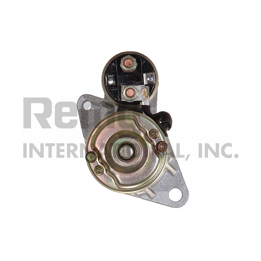 Remy Starter, Premium Remanufactured, 8 Millimeter X 1.25 Battery Post, Model MIPGM02, Flange Mount, Without Over Crank Protection – 17396