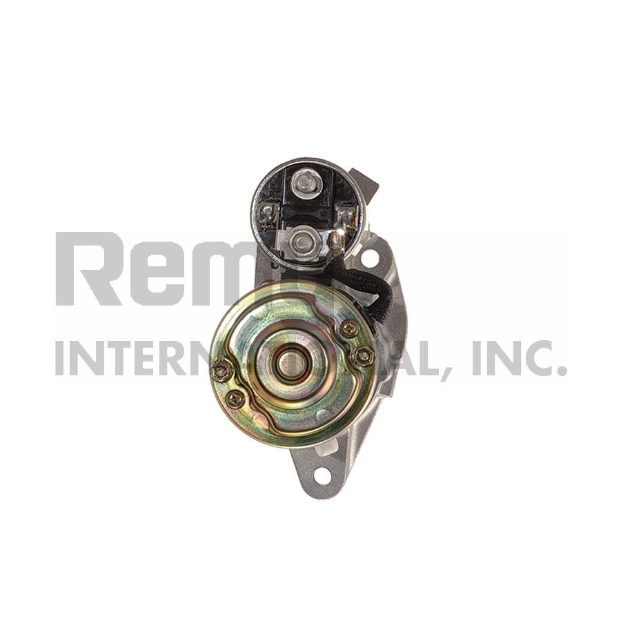 Remy Starter, Premium Remanufactured, 8 Millimeter X 1.25 Battery Post, Model MIPGM02, Flange Mount, Without Over Crank Protection – 17453