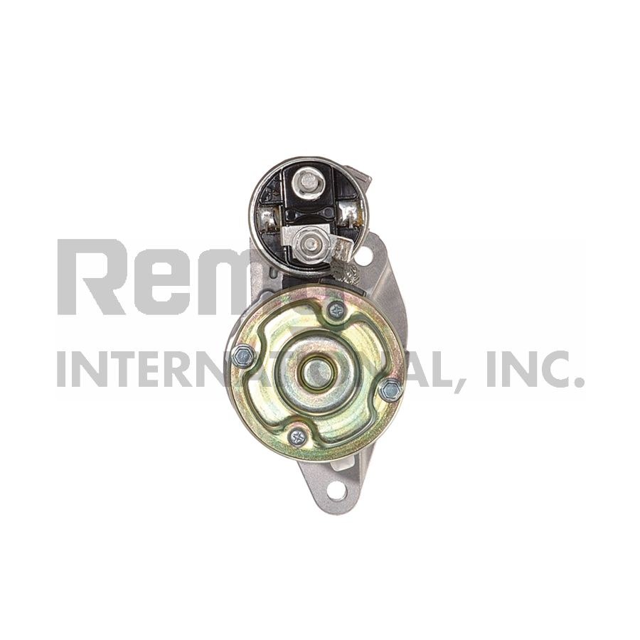 Remy Starter, Premium Remanufactured, 8 Millimeter X 1.25 Battery Post, Model MIPGM02, Flange Mount, Without Over Crank Protection – 17465