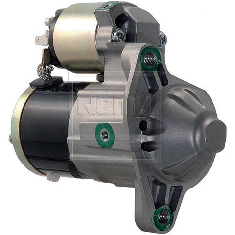 Remy Starter, Premium Remanufactured, 8 Millimeter X 1.25 Battery Post, Model MIPGM02, Flange Mount, Without Over Crank Protection – 17468
