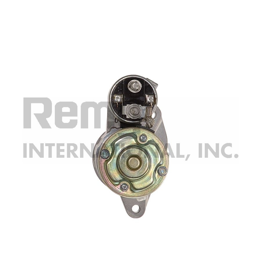 Remy Starter, Premium Remanufactured, 8 Millimeter X 1.25 Battery Post, Model MIPGM02, Flange Mount, Without Over Crank Protection – 17468