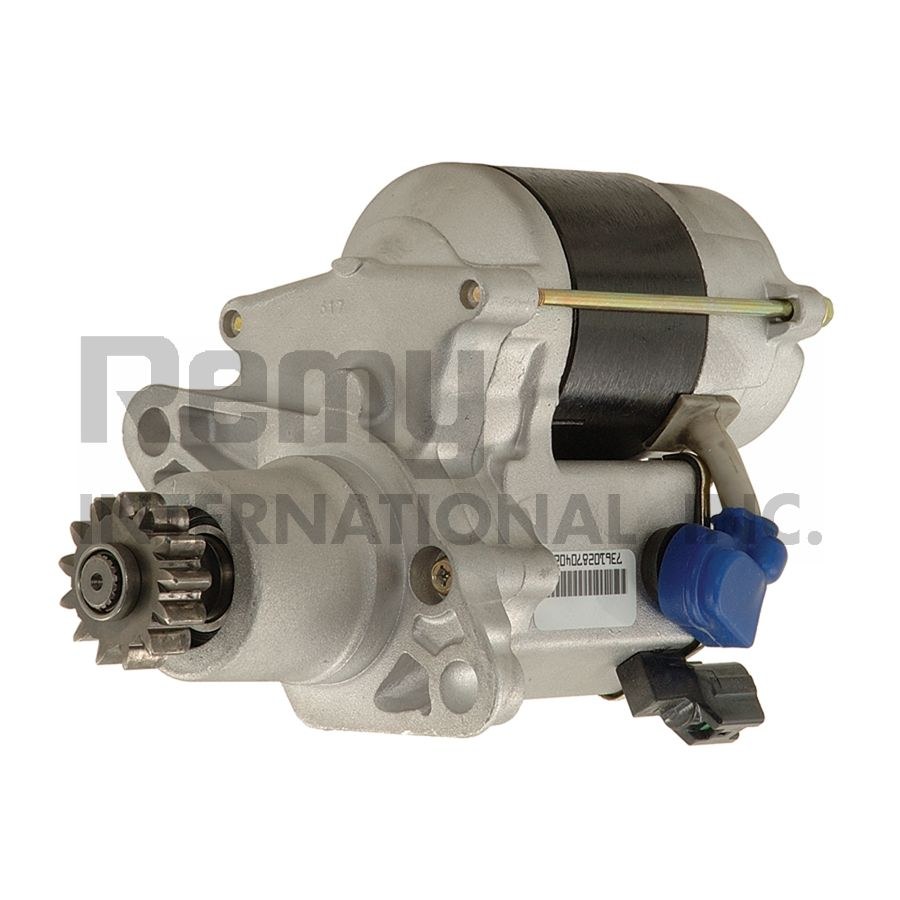 Remy Starter, Premium Remanufactured, 8 Millimeter X 1.25 Battery Post, Model Ndwosl, Flange Mount, Without Over Crank Protection – 17616
