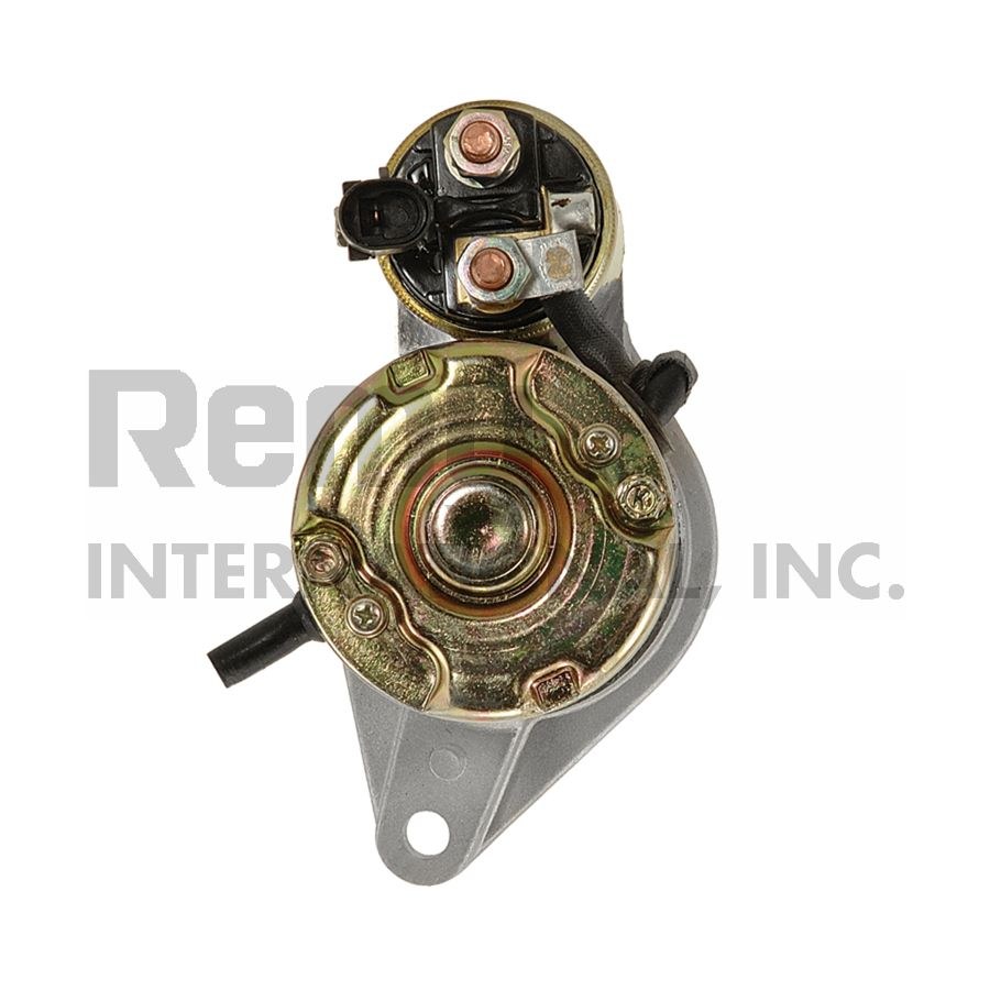 Remy Starter, Premium Remanufactured, 8 Millimeter X 1.25 Battery Post, Model MIPGM12, Flange Mount, Without Over Crank Protection – 17689