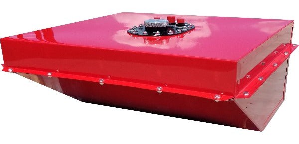 Rci Fuel Cell, Wedge, 23 Inch Length X 25 Inch Width X 17 Inch Height, 22 Gallon, Powder Coated, Red, Steel, Without Mounting Hardware – 1222F