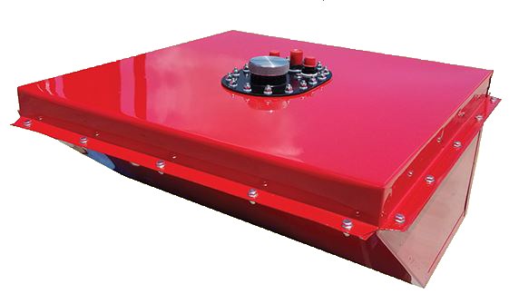 Rci Fuel Cell, Wedge, 26-1/2 Inch Length X 24 Inch Width X 21 Inch Height, 30 Gallon, Powder Coated, Red – 1302Y
