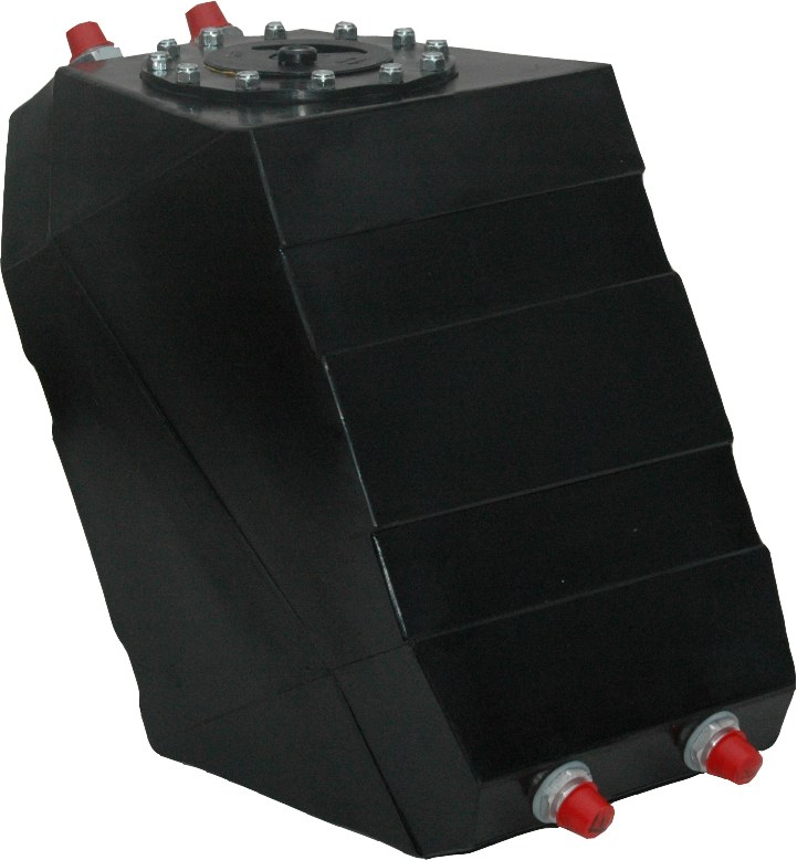 Rci Fuel Cell, 9 Inch Length X 9 Inch Width X 12 Inch Height, 4 Gallon, Powder Coated, Black, Polyethylene, Without Mounting Hardware – 2040D