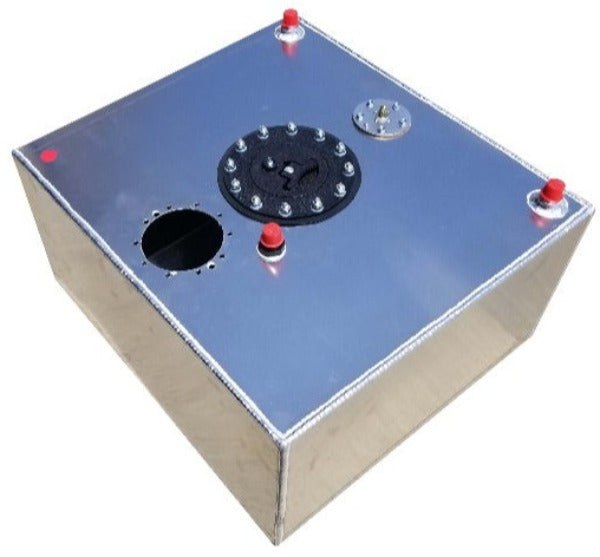 Rci Fuel Cell, Aeromotive Pump Ready, 17 Inch Length X 17 Inch Width X 10 Inch Height, 12 Gallon, Natural, Aluminum – 2120ZS