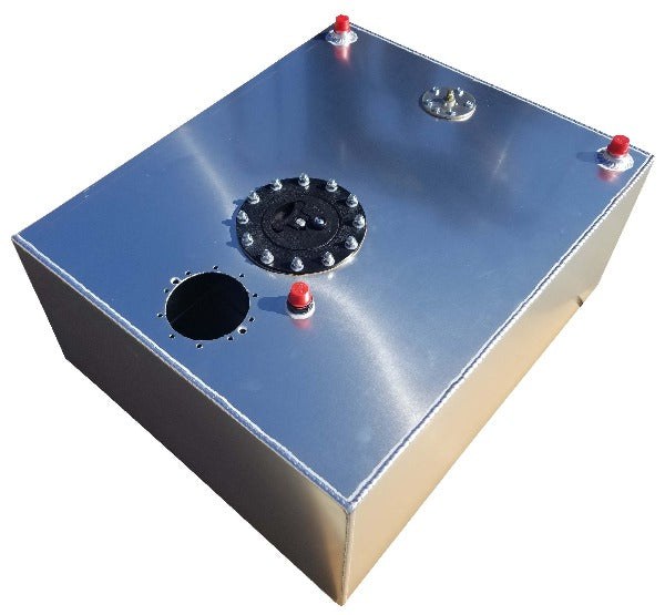 Rci Fuel Cell, Aeromotive Pump Ready, 24 Inch Length X 20 Inch Width X 10 Inch Height, 20 Gallon, Natural, Aluminum – 2200ZS