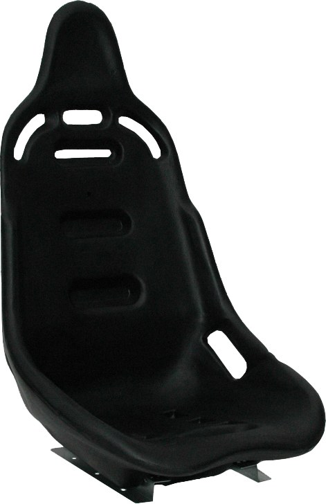Rci Seat, Reclining, Racing, Black, Polyethylene, With Molded Headrest, Uses Included Fixed Mounts and Optional Slider Mounts – 8000S