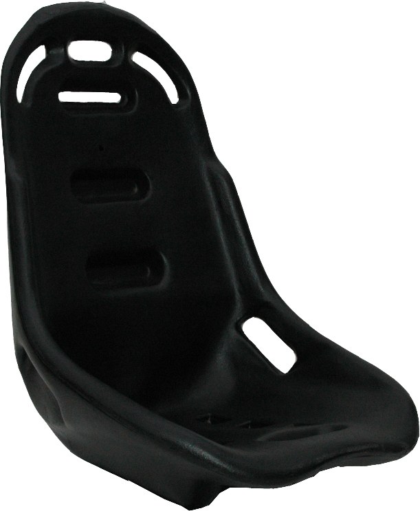 Rci Seat, Reclining, Racing, Black, Polyethylene, Without Headrest, Uses Included Fixed Mounts and Optional Slider Mounts – 8020S