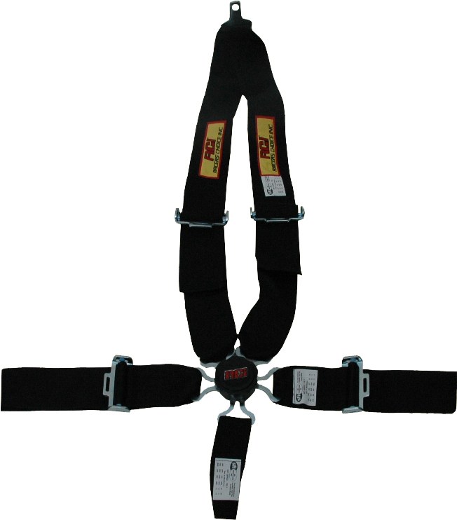 Rci Seat Belt, 16.1 Sfi Rated, Not DOT Street Approved, 5 Point, 3 Inch Width, Camlock, Black, Single – 9511CD
