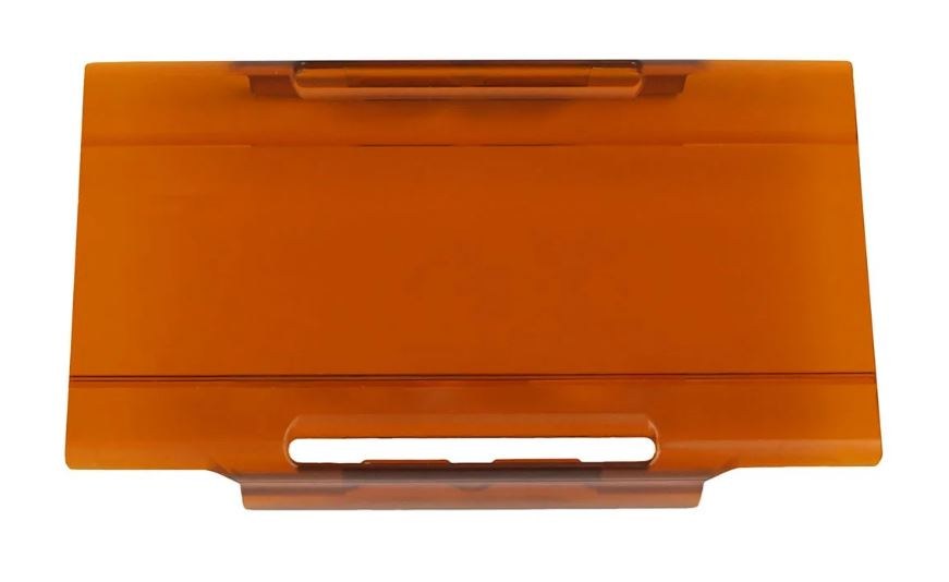 Rigid Industries Light Bar Cover, E-Series Pro, 6 Inch Length, Amber, Polycarbonate, Without Logo, Single – 106993