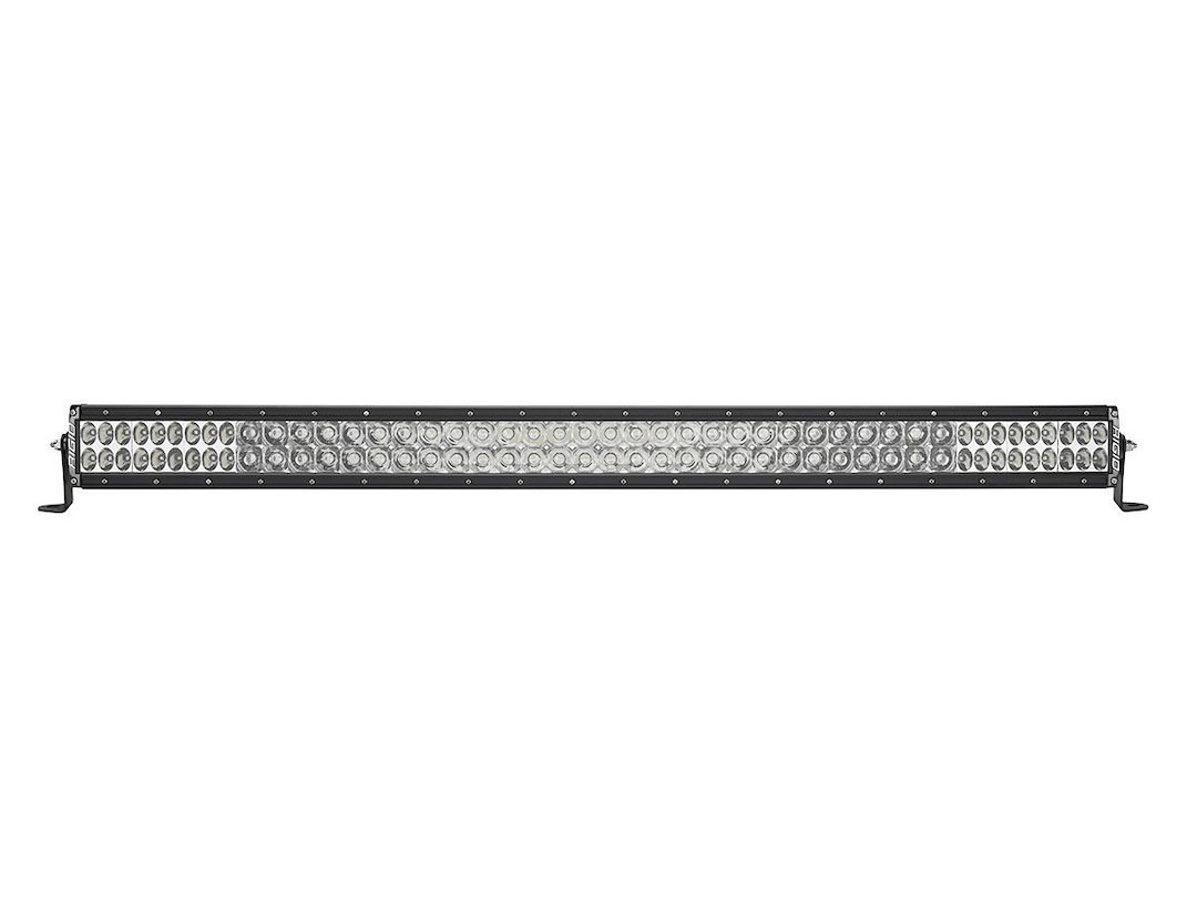 Rigid Industries Light Bar, E2 Series, LED, 40 Inch Length, 80 Clear Bulb, 370 Watt/ 30 Amp Draw, Spot/ Driving Combo Beam, 41032 Raw Lumens – 142313