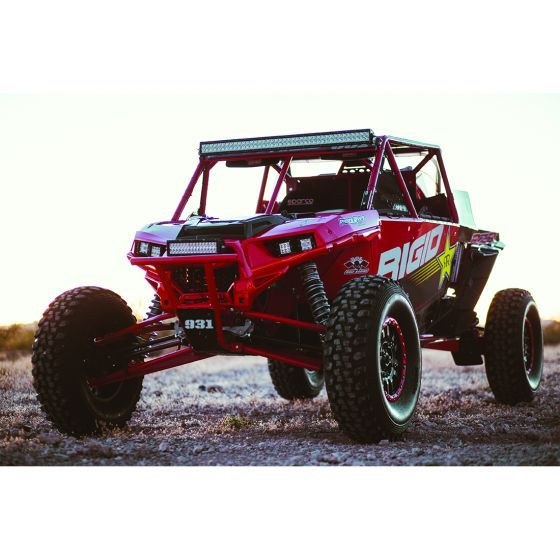 Rigid Industries Light Bar, E2 Series, LED, 40 Inch Length, 80 Clear Bulb, 370 Watt/ 30 Amp Draw, Spot/ Driving Combo Beam, 41032 Raw Lumens – 142313