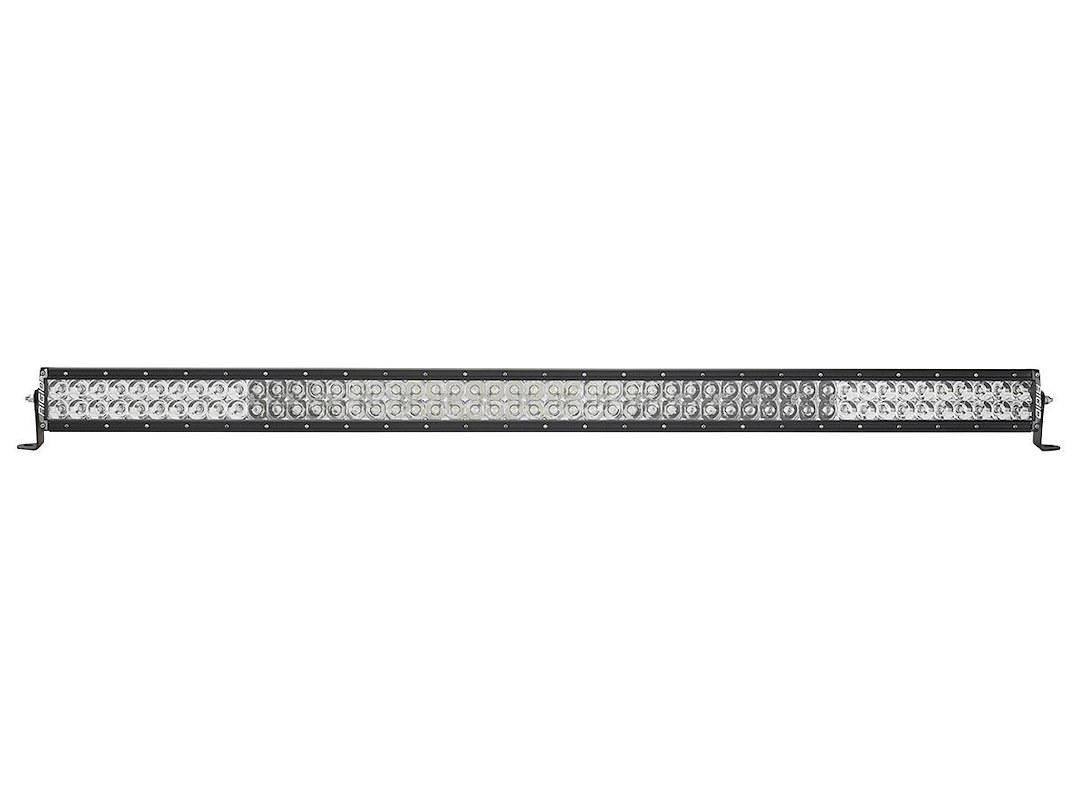 Rigid Industries Light Bar, E-Series, LED, 50 Inch Length, 100 Clear Bulb, 377 Watt/ 27 Amp Draw, Spot/ Flood Combo Beam, 44600 Raw Lumens – 150313