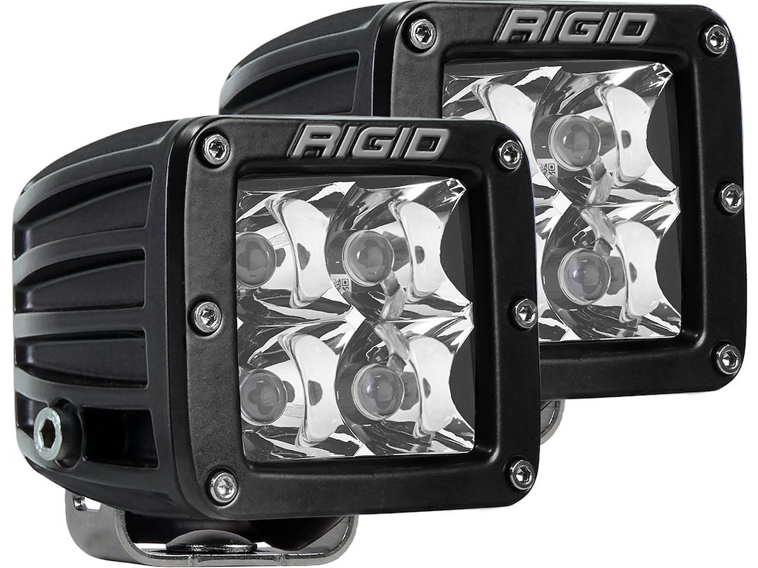 Rigid Industries Driving/ Fog Light, D-Series (dually), LED Bulb, 4 LED Amber Bulb, 3-3/16 Inch Square, 15.8 Watt Bulbs Amp Draw 1.1 Amp – 202223