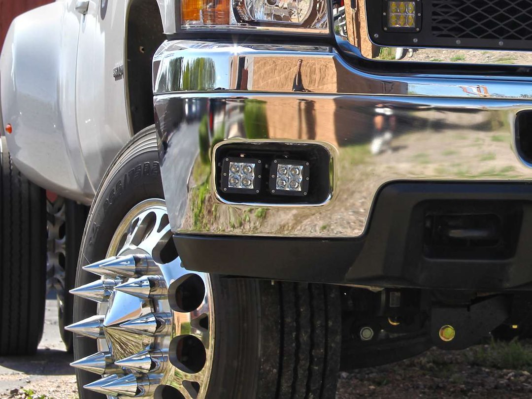 Rigid Industries Driving/ Fog Light, D-Series (dually), LED Bulb, 4 LED Amber Bulb, 3-3/16 Inch Square, 15.8 Watt Bulbs Amp Draw 1.1 Amp – 202223