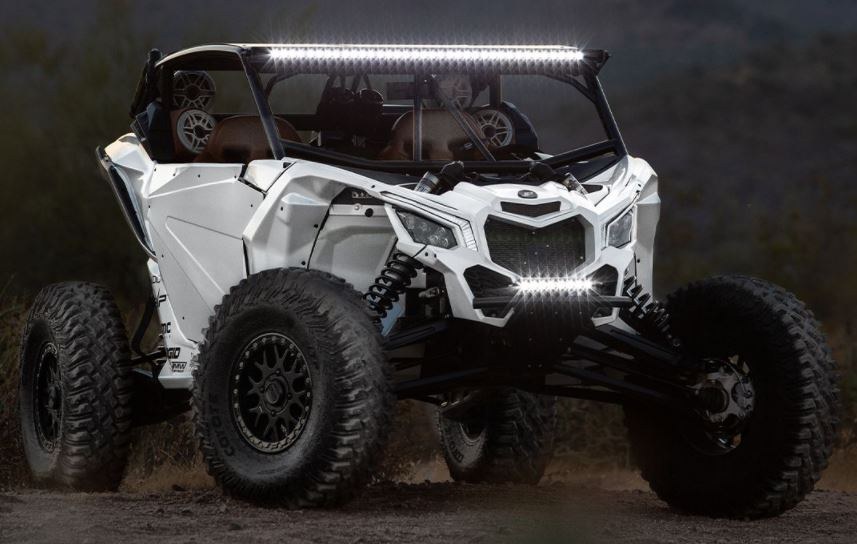 Rigid Industries Light Bar, Radiance Plus Sr-Series, LED, 10 Inch Length, 8 Clear Bulb, 43 Watt/ 2.9 Amp Draw, Broad Spot Beam – 210603