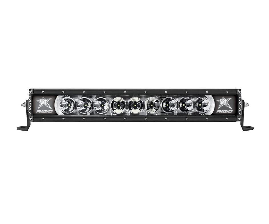 Rigid Industries Light Bar, Radiance, LED, 20 Inch Length, 9 Clear Bulb, 92 Watt/ 6.57 Amp Draw, Broad Spot Beam, 7128 Raw Lumens – 220003