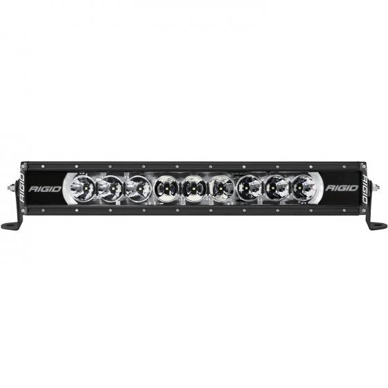 Rigid Industries Light Bar, Radiance+, LED Bulb, 20 Inch Length, 9 Clear Bulb, Multi Color Option Back Lighting – 220053