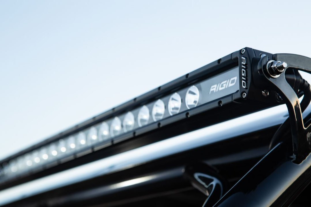 Rigid Industries Light Bar, Radiance Plus Sr-Series, LED, 50 Inch, 36 Clear Bulb, 262 Watt/ 19.1 Amp, Broad Spot Beam, 29376 Raw Lumens – 250603