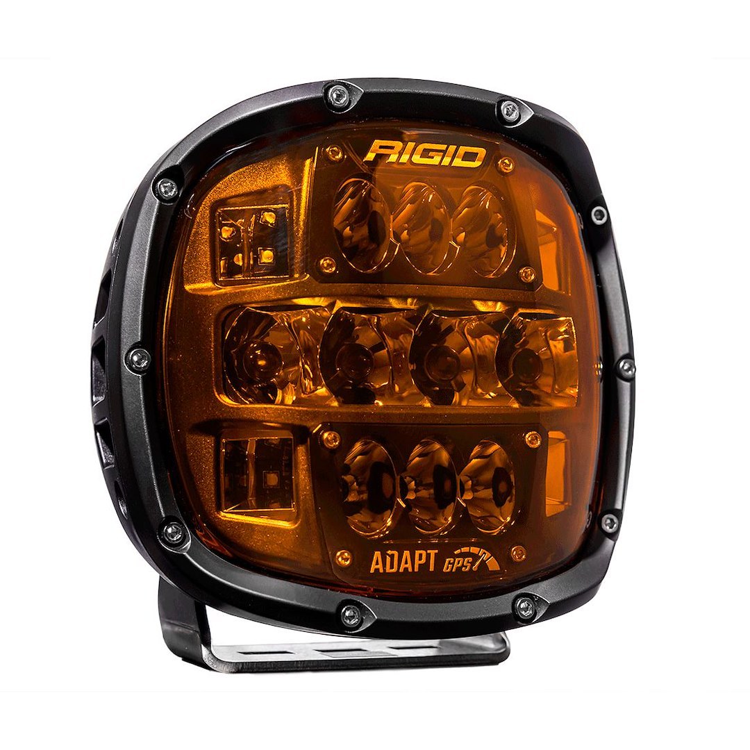 Rigid Industries Driving/ Fog Light, Adapt Xp Pro, LED Bulb, 14 Clear Bulbs, 5-3/4 Inch Height X 6 Inch Width Rectangular – 300514
