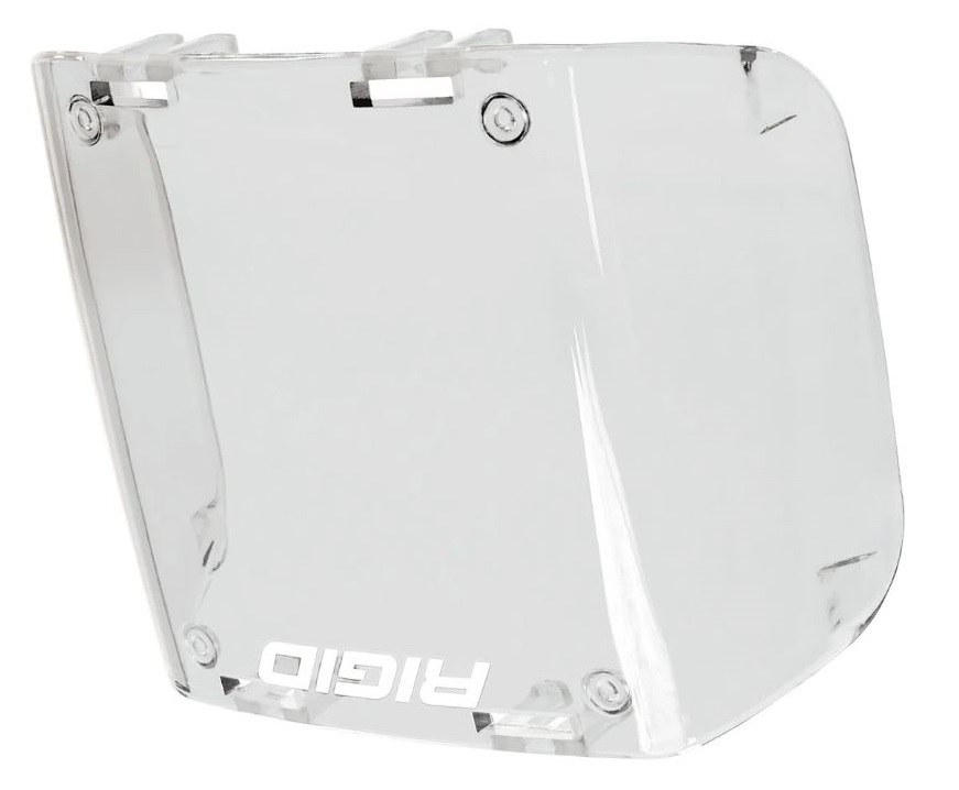 Rigid Industries Driving/ Fog Light Cover, D-SS ™ (dually Side Shooter), For Rigid D-SS Series, Clear, Polycarbonate – 32182
