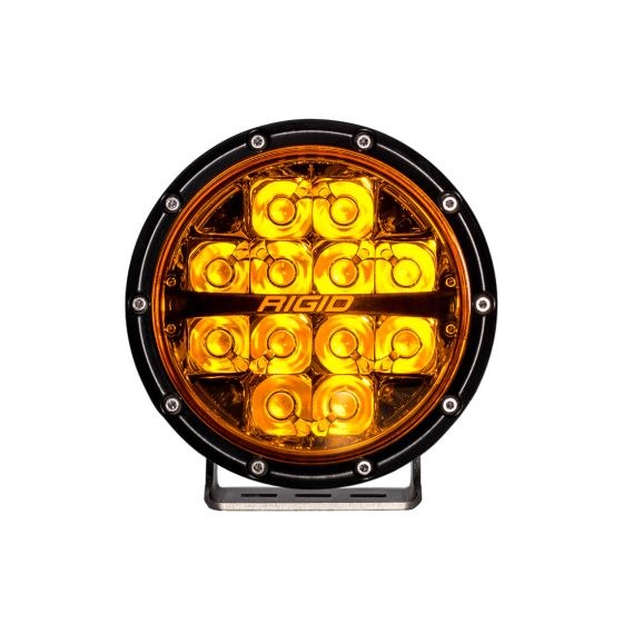 Rigid Industries Driving/ Fog Light, 360-Series Pro, LED Bulb, 12 Clear Bulbs, 6 Inch Round, 72 Watt/ Amp Draw 5.1 Amp, Spot Beam – 36210