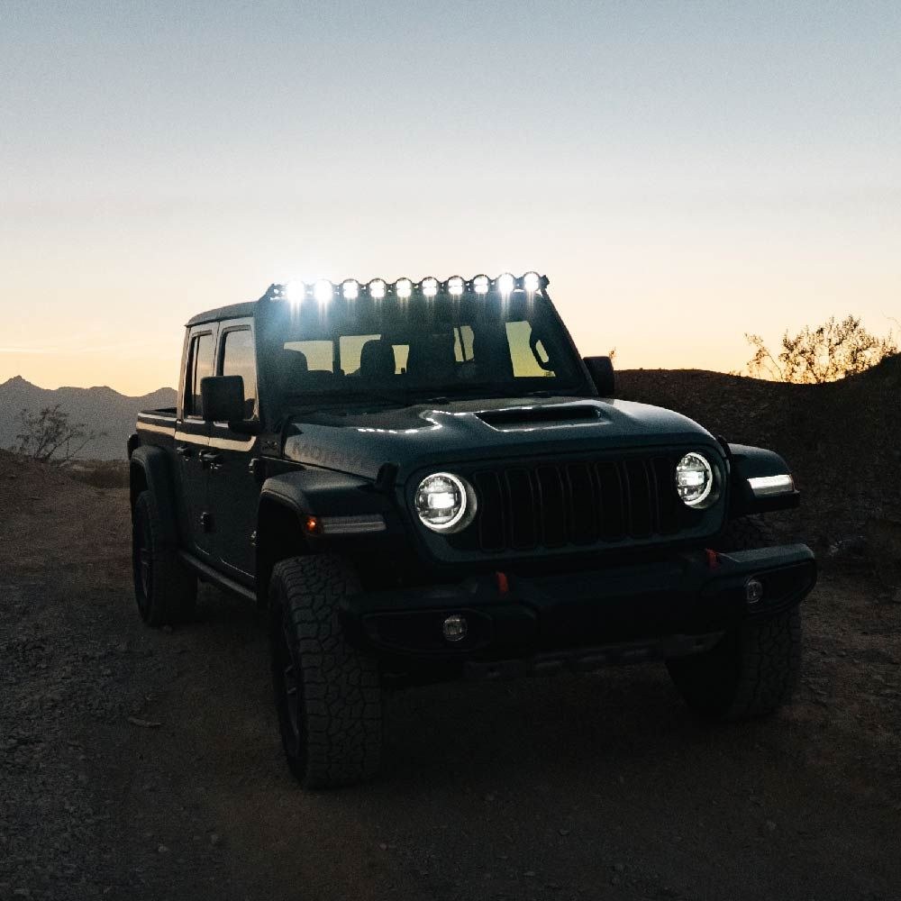 Rigid Industries Light Bar, 360 Connect, LED Bulb, 50 Inch Length, 40 LED Bulbs, 250.6 Watt/ 17.9 Amp Draw at 14 Volt DC, Combo Beam – 36310