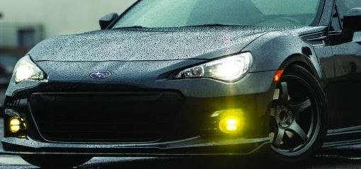 Rigid Industries Driving/ Fog Light, 360 Series, LED Bulb, SAE Selective Yellow LED, 4 Inch Round, 30 Watt Bulbs Amp Draw 2.14 Amp, Fog Beam – 37113