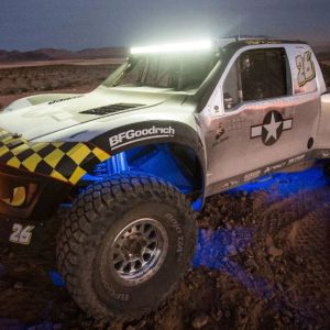 Rigid Industries Underbody Light Kit, A-Series Rock, Underbody Mount, LED, Blue Light, Clear Lens, 16 Watts – 400233