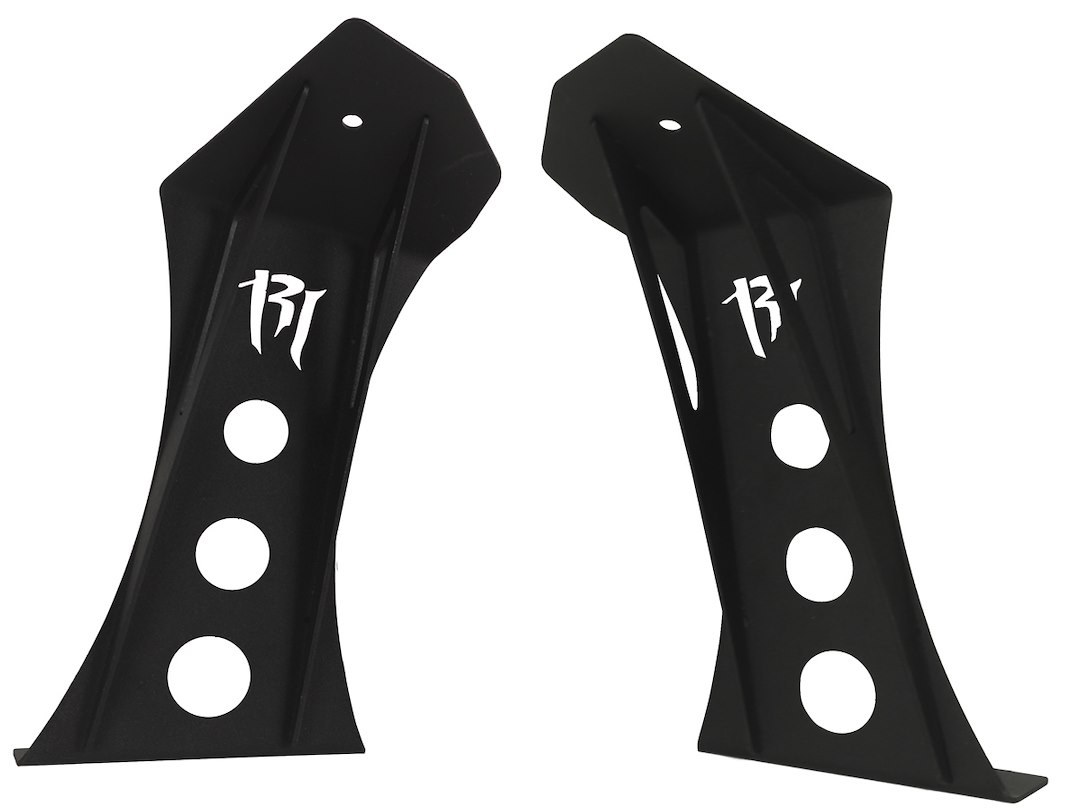 Rigid Industries Light Bar Mounting Kit, E-Series, Roof Mount, Mounts One 50 Inch E-Series Light, Polyester Powder Coated, Black – 40160