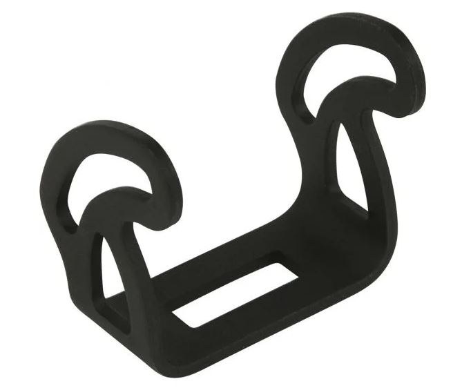 Rigid Industries Driving/ Fog Light Mounting Bracket, D-Series (dually), Bolt-On, Use to Install D-Series Lights, Powder Coated, Black, Steel – 40184