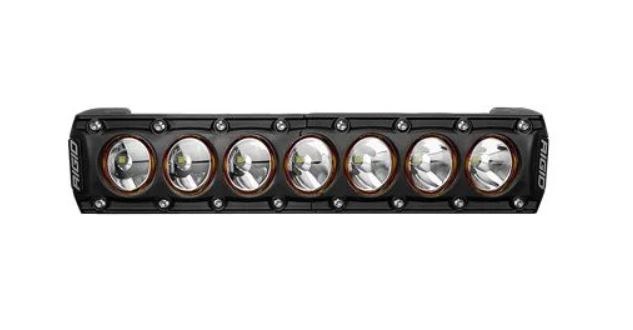 Rigid Industries Light Bar, Revolve, LED Bulb, 10 Inch, White LED Bulb, 47 Watt Bulbs Amp Draw 2.9 Amp at 12 Volts, Spot and Flood Beam – 411613