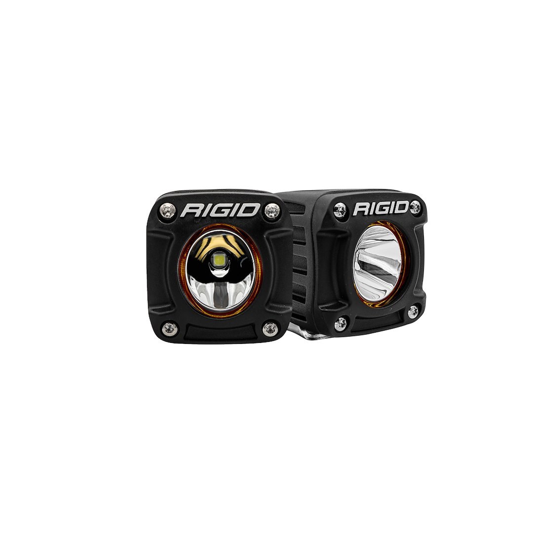 Rigid Industries Driving/ Fog Light, Revolve, LED Bulb, Amber Bulb, 2.3 Inch Length X 2.7 Inch Height, 22 Watt Bulb, 1.4 Amp Draw at 14 Volt – 41637