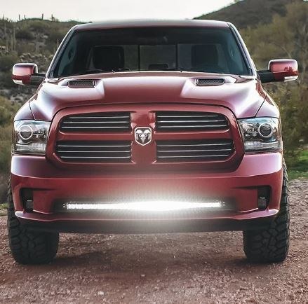 Rigid Industries Light Bar Mounting Kit, Bumper Mount, Mounts One 40 Inch Sr-Series/ Rds Sr-Series/ Midnight Sr-Series Light Bar – 41672
