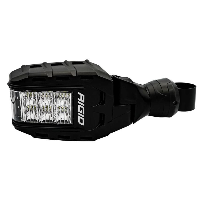 Rigid Industries Driving/ Fog Light Mounting Bracket, Clamp-On, Mounts One Light, Black, Single, With Mounting Hardware – 46594