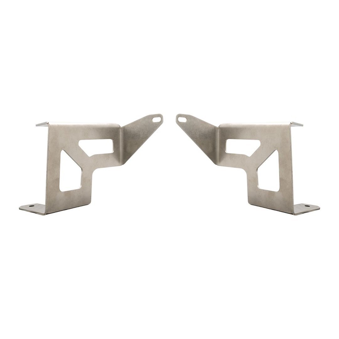 Rigid Industries Light Bar Mounting Kit, Sr Series, Fits 20 Inch Sr-Series Light Bar, Bumper Mount, Mounts One Light Bar, Silver – 46612