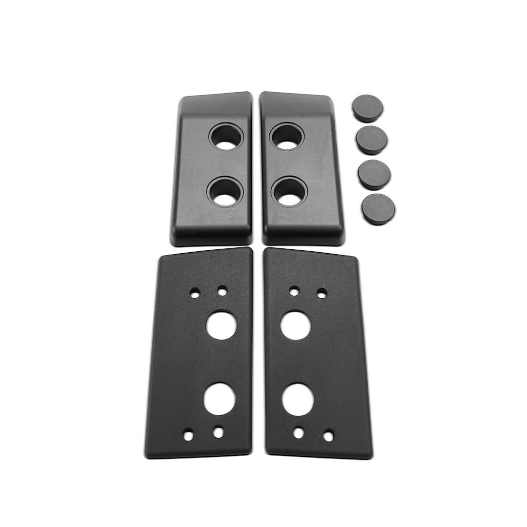 Rigid Industries Light Bar Mounting Kit, Sr Series, Roof Mount, Mounts 40 Inch Sr-Series Spot/Flood Combo Light Bar, Powder Coated, Black – 46724