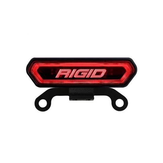 Rigid Industries Center High Mount Stop Light, LED, Red Lens, Red Bulb, With Mounting Bracket/ Hardware/ Connector and Extended Lug Nuts – 46727