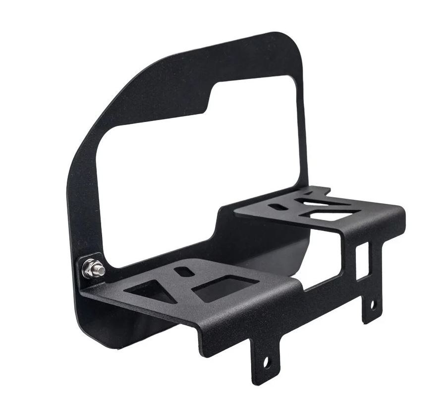 Rigid Industries Driving/ Fog Light Mounting Bracket, Bolt-On Mount, Powder Coated, Mounts Two D-Series Lights, Black, Stainless Steel – 46733