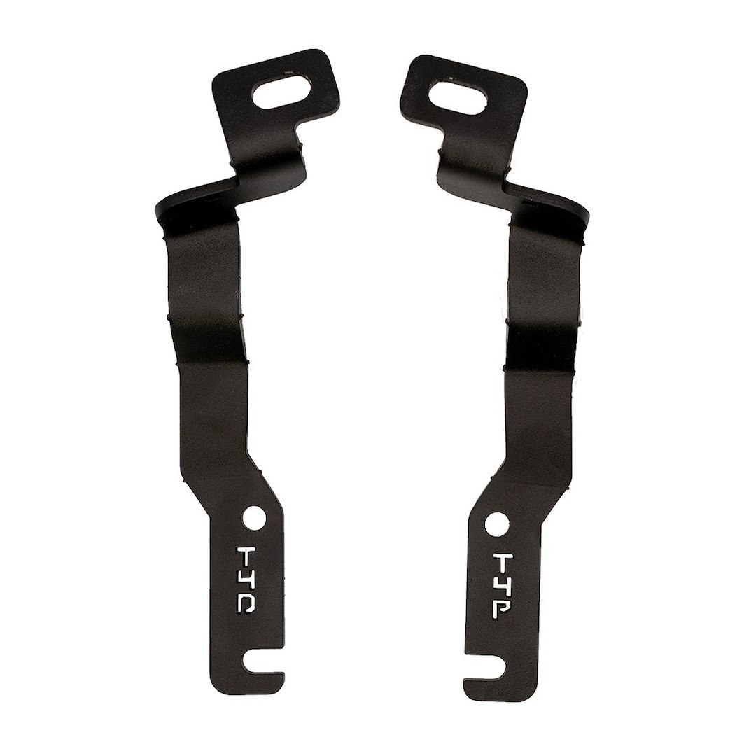 Rigid Industries Driving/ Fog Light Mounting Bracket, Bolt-On A-Pillar Mount, Powder Coated, Mounts Two Lights, Black, Stainless Steel – 46751