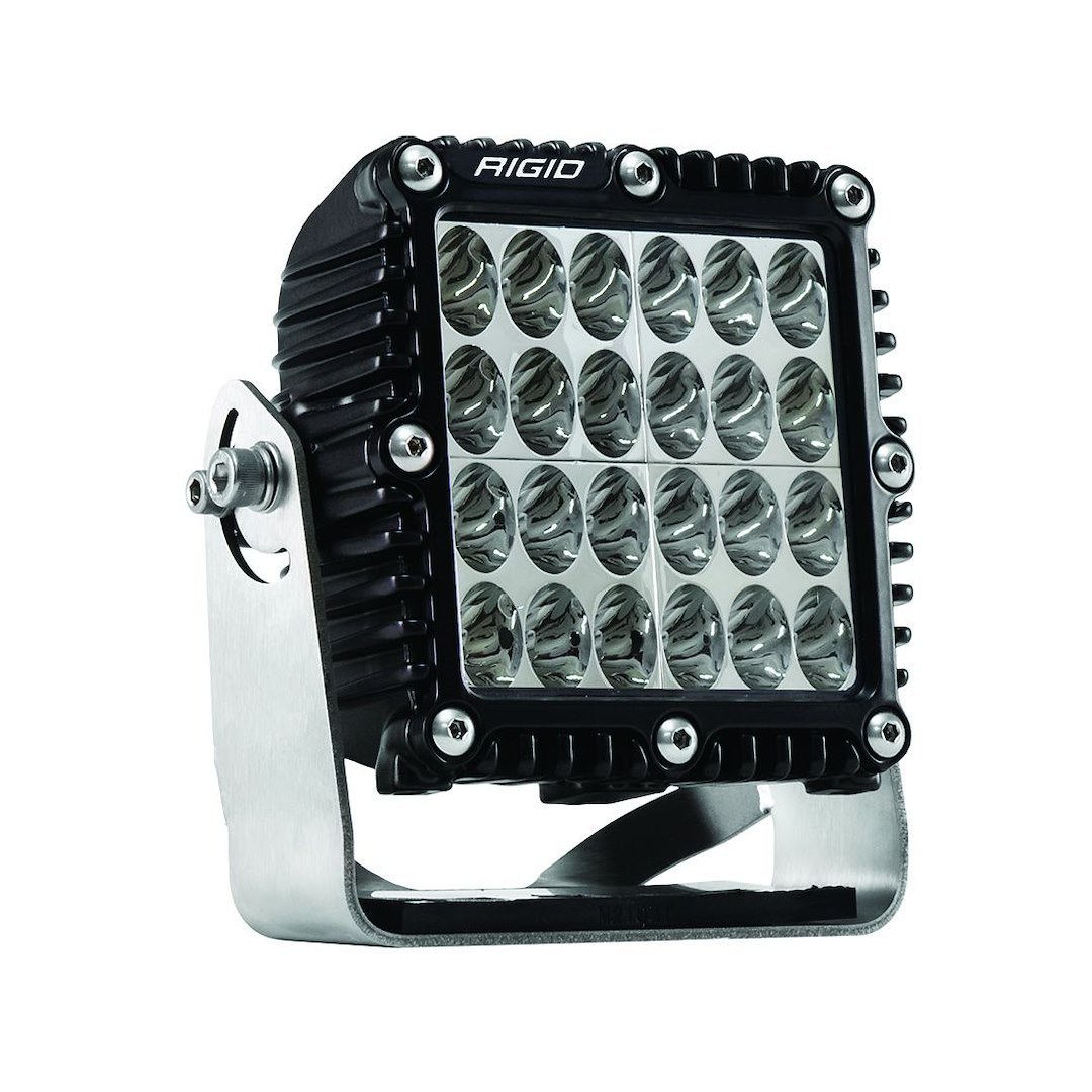 Rigid Industries Driving/ Fog Light, Q2 Series, LED Bulb, Clear Bulbs, 7 Inch Square, 195 Watt Bulbs Amp Draw 13.9 Amp, Driving Beam – 544313