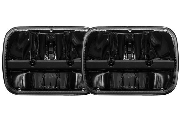 Rigid Industries Headlight Assembly, Truck-Lite ®, LED Bulb, Universal Standard Beam, Clear LED Bulb, Clear Polycarbonate Heated Lens – 55003