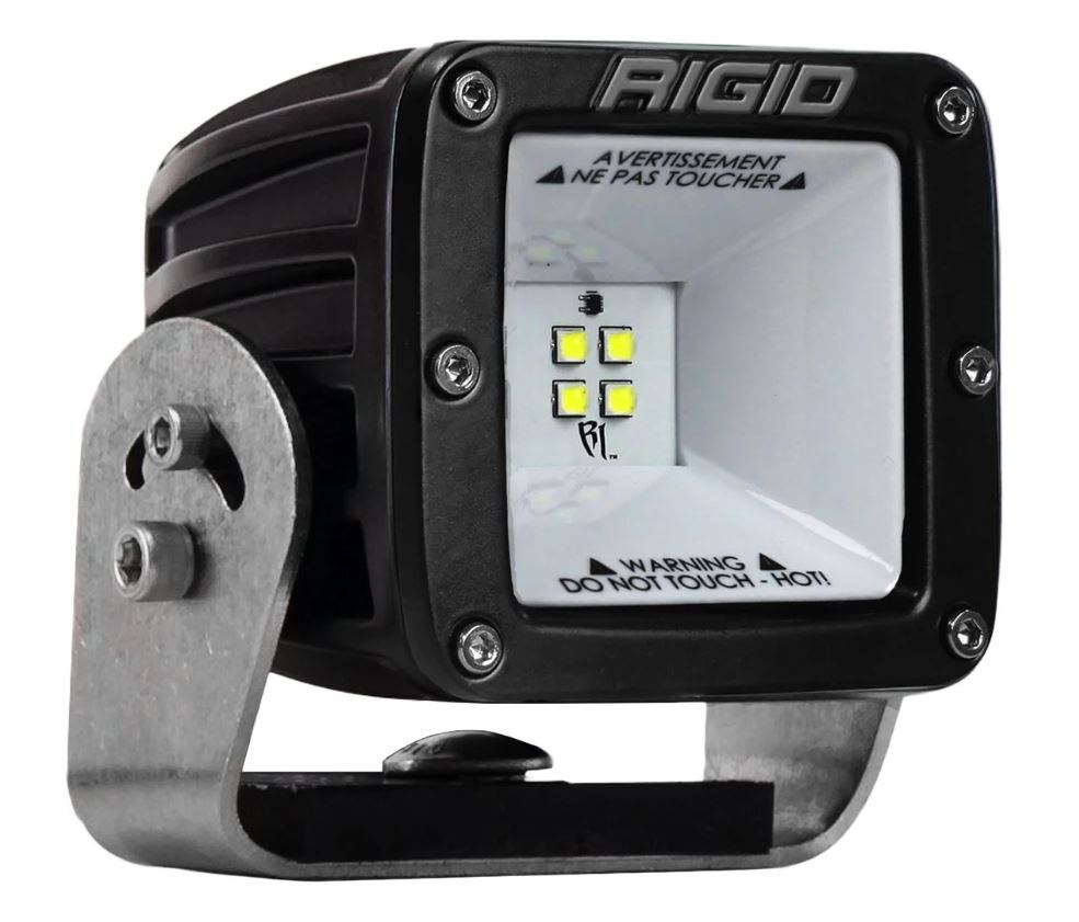 Rigid Industries Camp Site Light, Scene Light, Bolt-On, Pole Mount, Battery Powered, 9-36 Volts DC, 4 Inch Square, 37 Watts – 681513