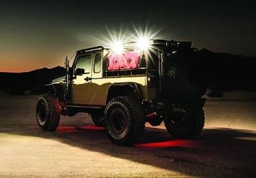 Rigid Industries Camp Site Light, Scene Light, Surface Mount, Battery Powered, 9-36 Volts DC, 1 X 2 Inch Rectangular, 9 Watts – 86620