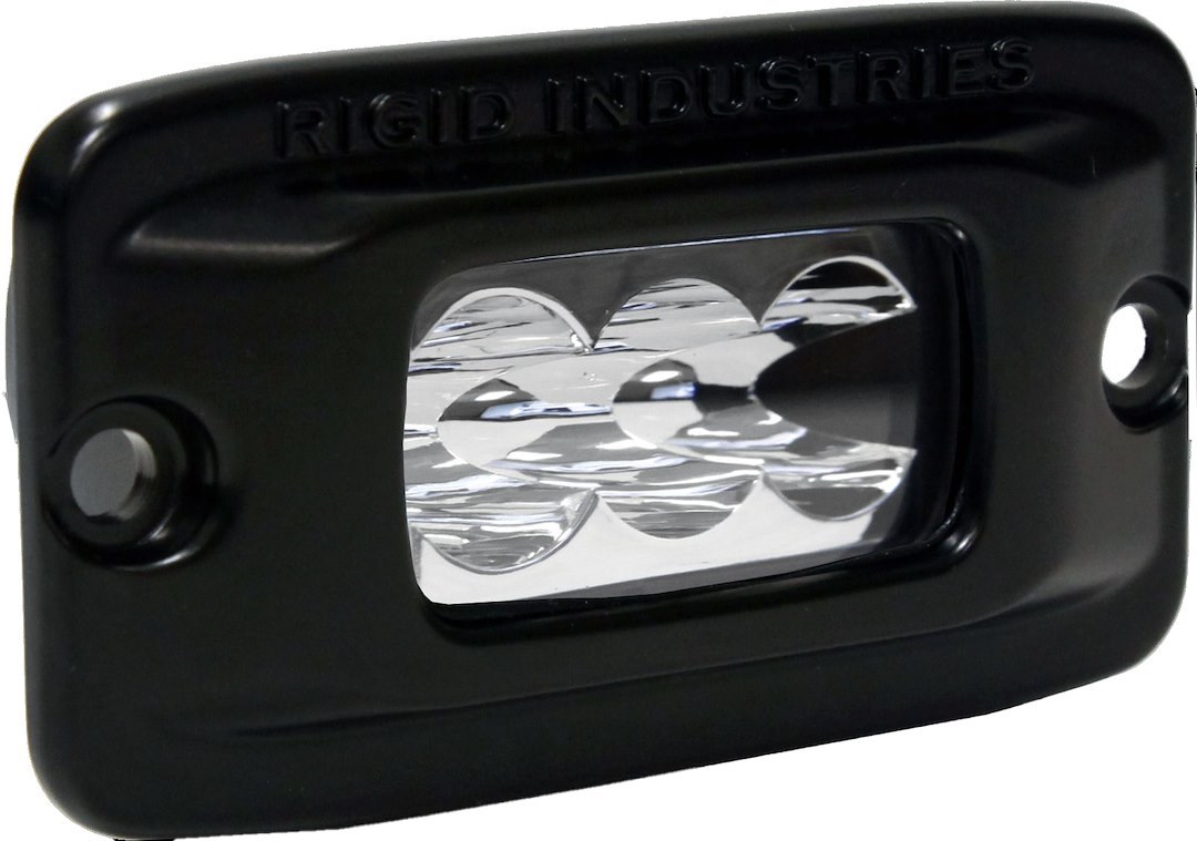 Rigid Industries Driving/ Fog Light, SRM2, 4-3/16 Inch X 2-3/8 Inch Rectangular, 11 Watt, 0.8 Amp Draw, Wide Flood Beam, 1125 Raw Lumens – 93211
