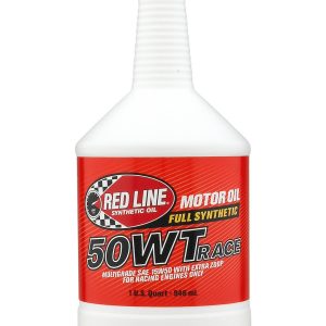 Red Line Oil, SAE 50WT (15W-50), Synthetic, 1 Quart Bottle, Single, Race Oil – 10504