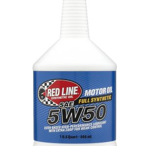 Red Line Oil, SAE 5W-50, Synthetic, 1 Quart Bottle, Single – 11604