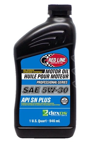 Red Line Oil, Professional Series, SAE 5W-30, Fully Synthetic, 1 Quart Bottle, Single – 12204